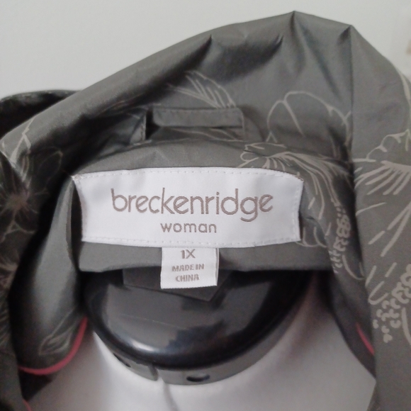 NWT Breckenridge Fall jacket olive green water and wind resistant. Size 1x. - Picture 5 of 8